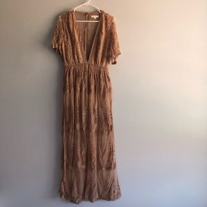 Maxi romper dress